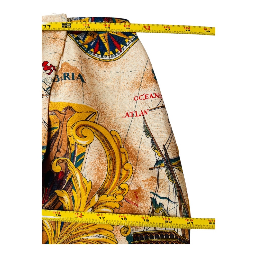 Vintage Women's Preston & York Vintage American Flag Map Nautical Wrap Straight - Picture 6 of 16